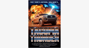 Biscuit Toyota Tacoma Thunder Poster