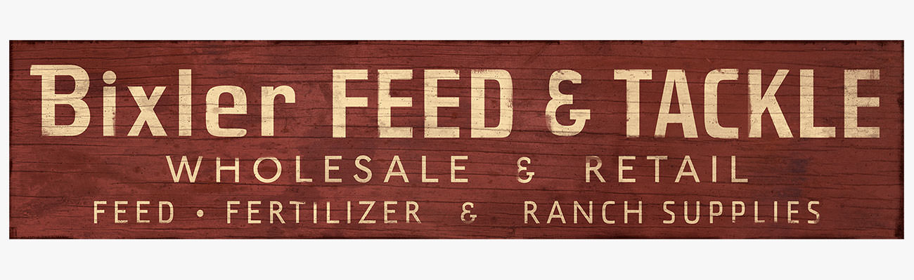 Bixler High - Feed and Tackle Sign