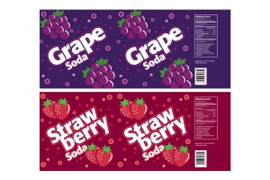 soda label graphics